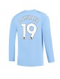 Manchester City Julian Alvarez #19 Domácí Dres 2023-24 Dlouhý Rukáv